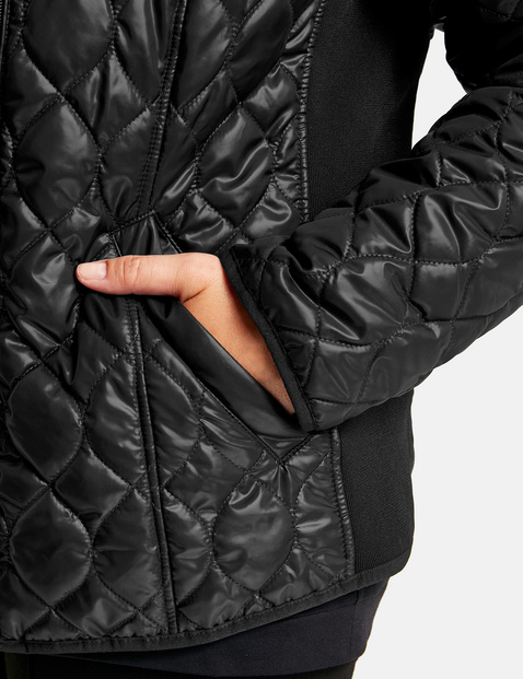 Shiny quilted jacket