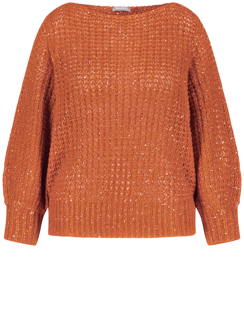 Sweter z cekinami
