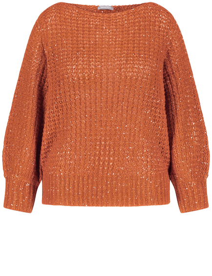 Sweter z cekinami