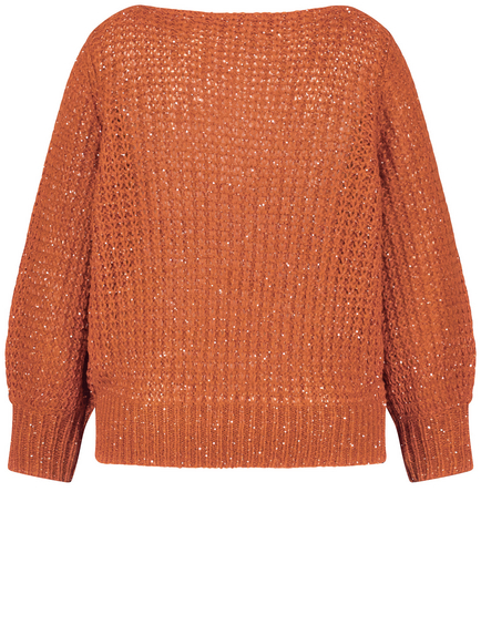 Sweter z cekinami