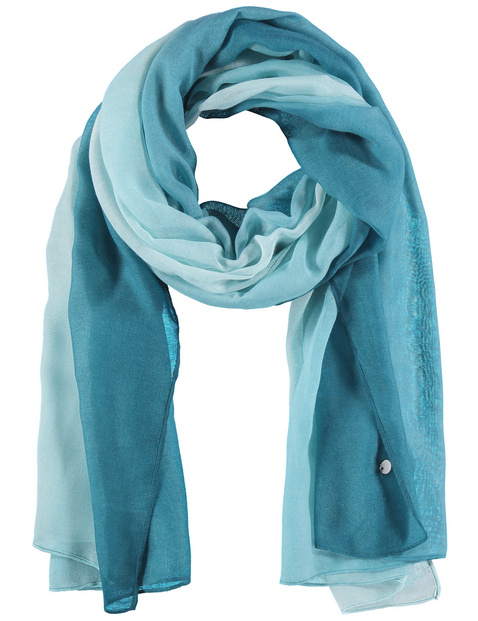 Lightweight scarf with colour graduation