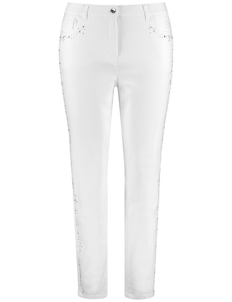 Dżinsy z 5 kieszeniami z nitami Betty Jeans