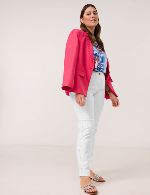 Dżinsy z 5 kieszeniami z nitami Betty Jeans