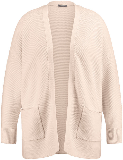 white long knit cardigan