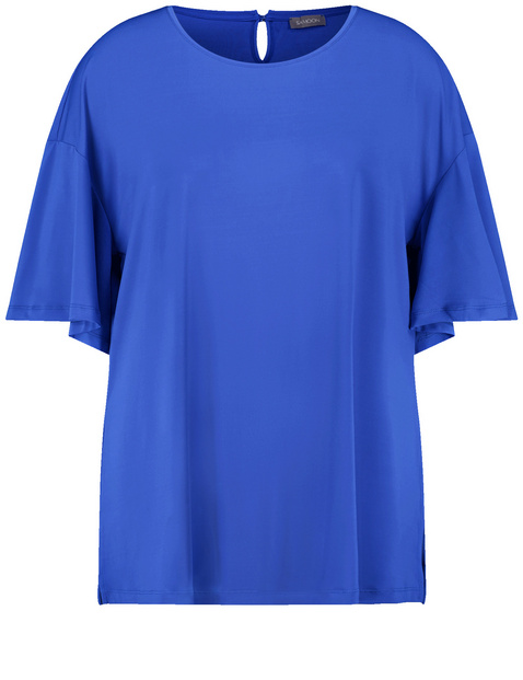 Legeres Shirt aus fließendem Slinky-Jersey