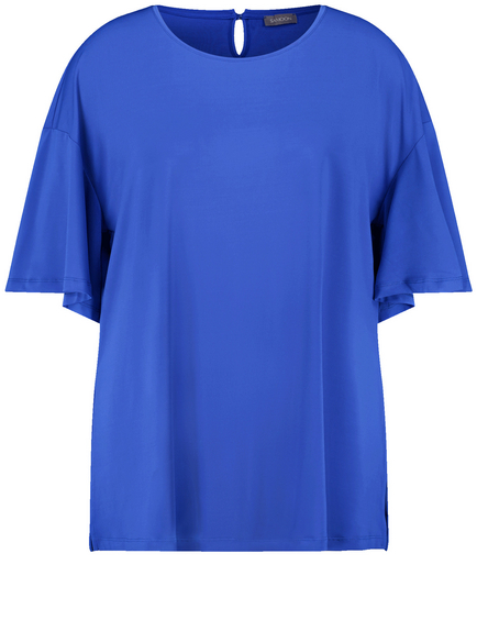 Legeres Shirt aus fließendem Slinky-Jersey