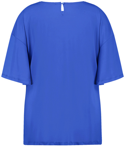Legeres Shirt aus fließendem Slinky-Jersey
