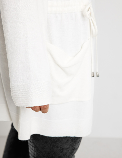 Cardigan mit Tunnelzug