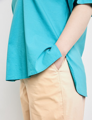 Legeres Blusenshirt mit halbem Arm Organic Cotton