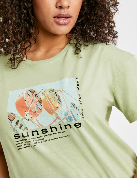 T-Shirt mit Wording-Print aus Bio-Baumwolle