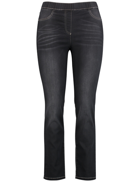 Zwarte jeans jegging met achterzakken
