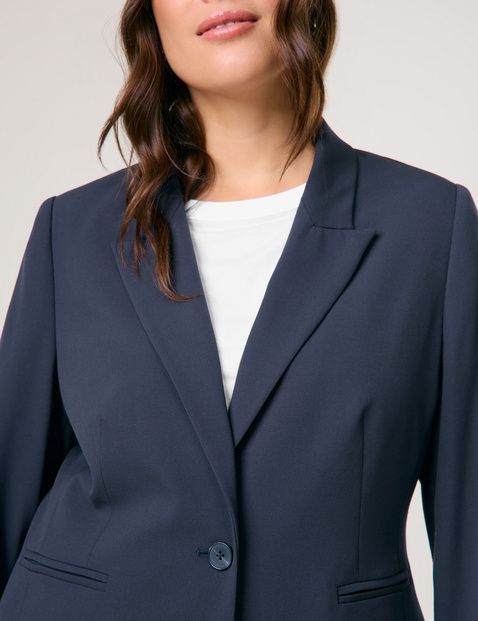 Classic blazer with piped pockets Classic blazer with piped pockets