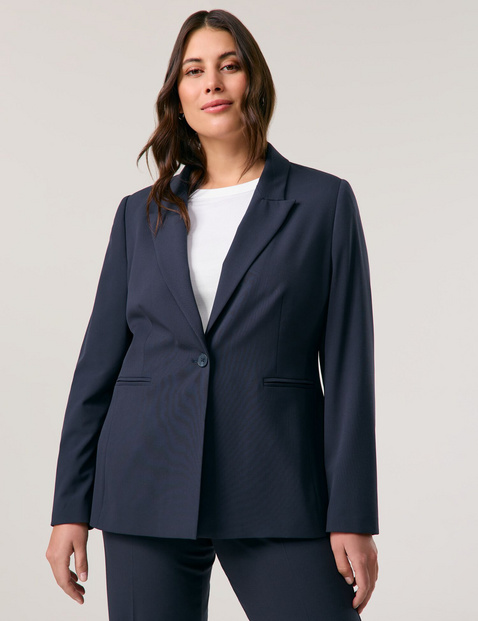 Classic blazer with piped pockets Classic blazer with piped pockets