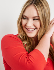 Shirt met 3/4-mouwen