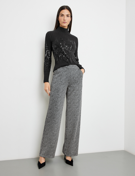 Houndstooth paper hot sale bag trousers