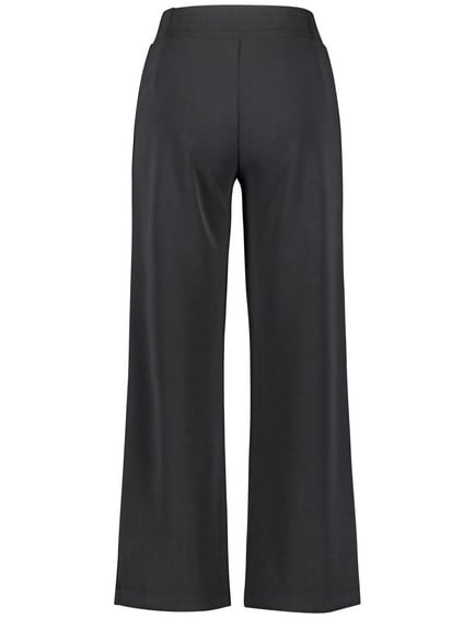 Pullon jersey trousers  BlackPinstriped  Ladies  HM IN