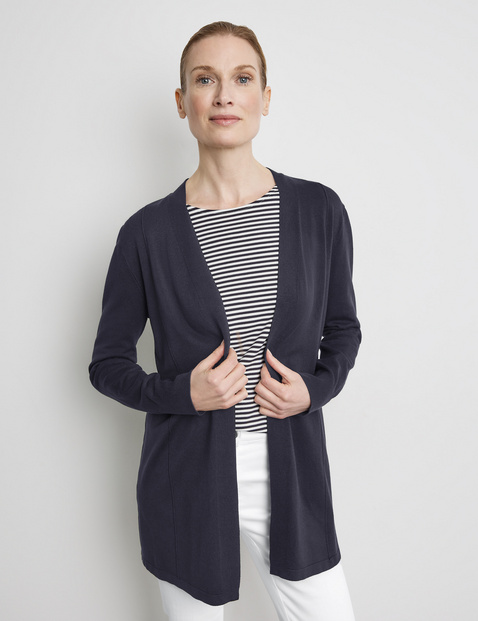 Offene Strickjacke