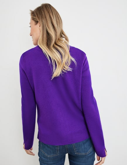 Purple cashmere jumper on sale womens