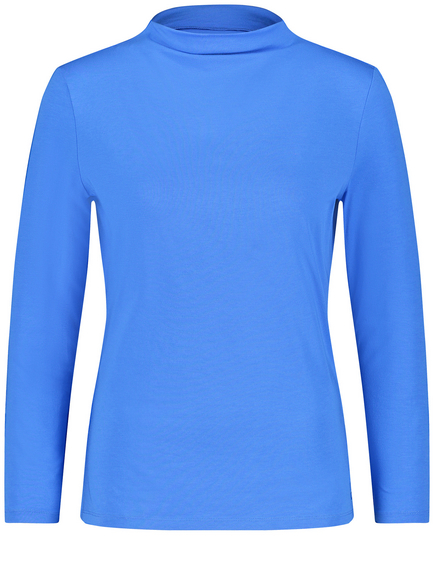 Blue turtle shop neck top