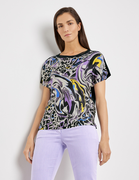 Snor injecteren Besmetten Blouse top with a front print in Multicolor | GERRY WEBER