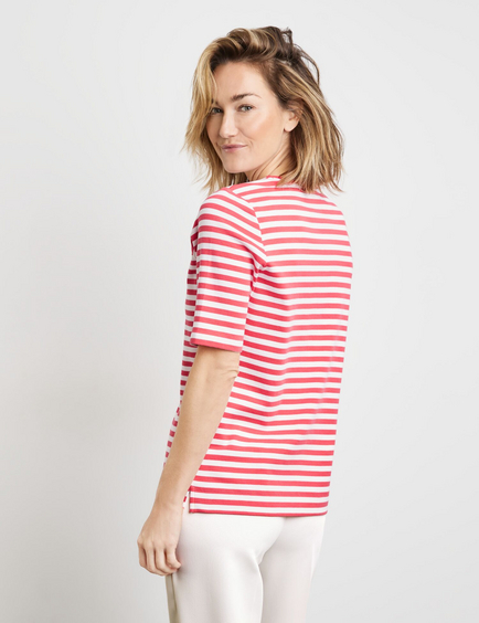 Bawełniany T-shirt w paski