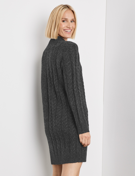 Grey knit jumper on sale dress