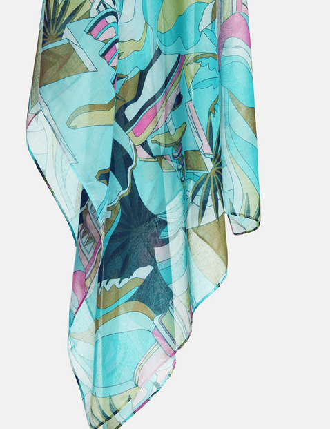 Sjaal met een kleurrijk motief