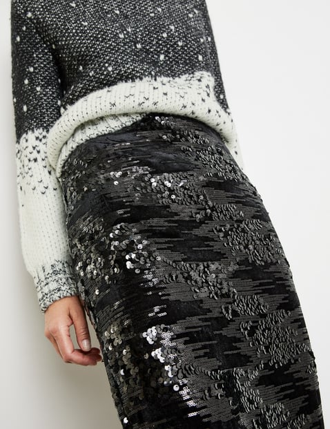 Sequin midi skirt top 100