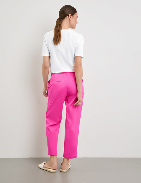 Pull-on trousers KIA꞉RA RELAXED FIT in Pink