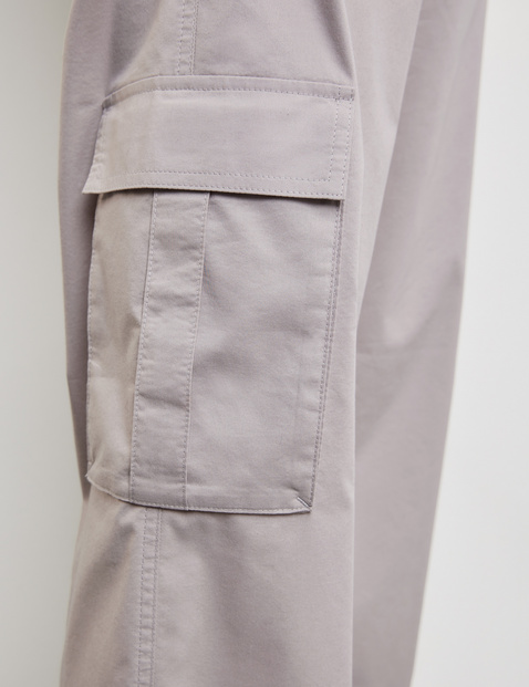 Cargo trousers MIR꞉JA WIDE LEG with an elasticated waistband on the back