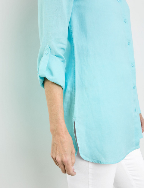 Long linen blouse