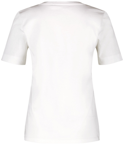 Sustainable T-shirt with printed lettering