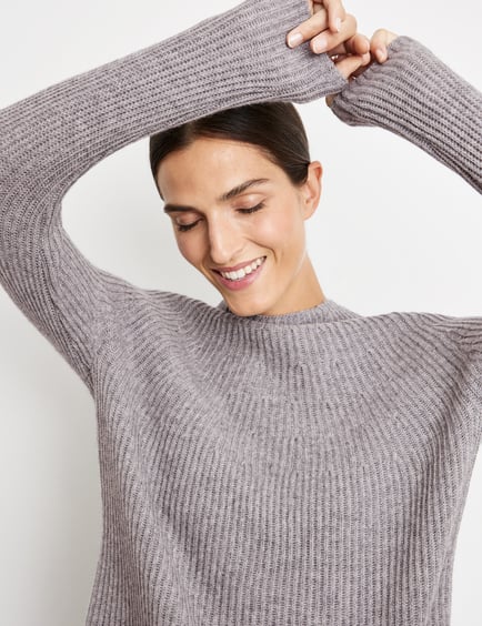 Women's rib deals knit turtleneck