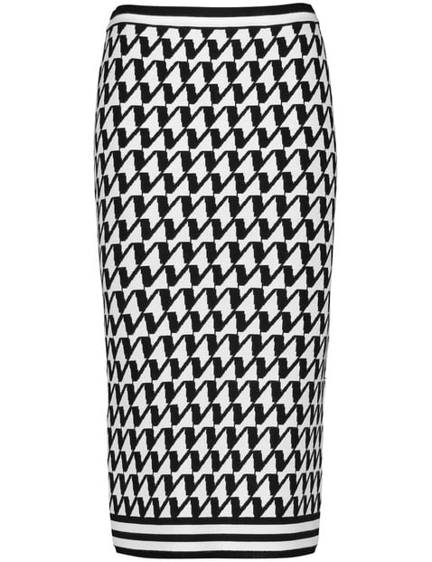 Business casual 2024 houndstooth pencil skirt