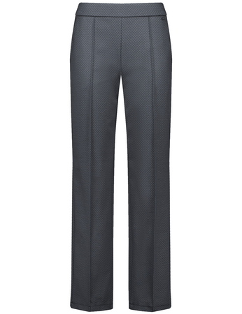 Cloth trousers MIR꞉JA WIDE LEG in Black | GERRY WEBER