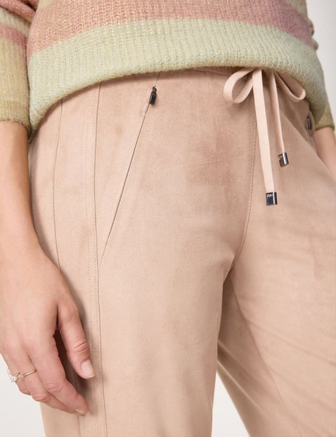 Schlupfhose KA꞉JA JOGG PANT in Veloursoptik