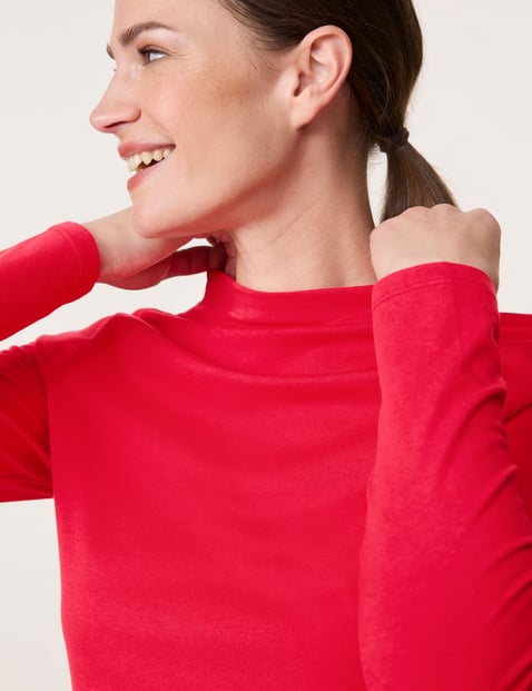 Langarmshirt mit Turtleneck