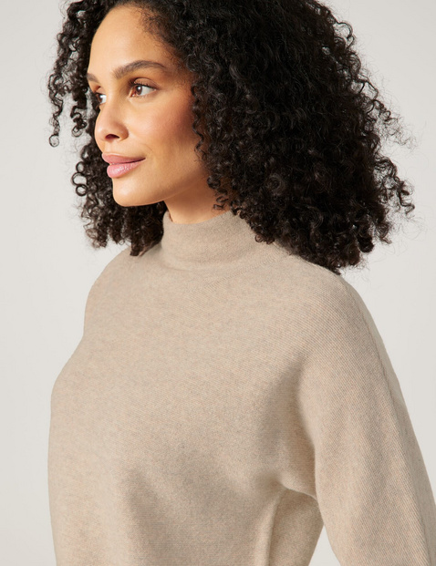 Short sleeve jumper with cashmere