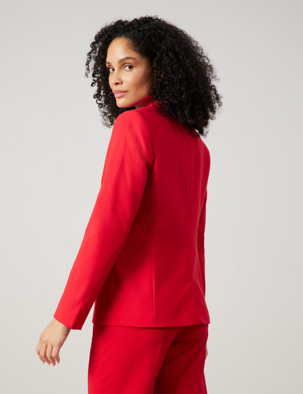 Getailleerde blazer met comfortabele stretch