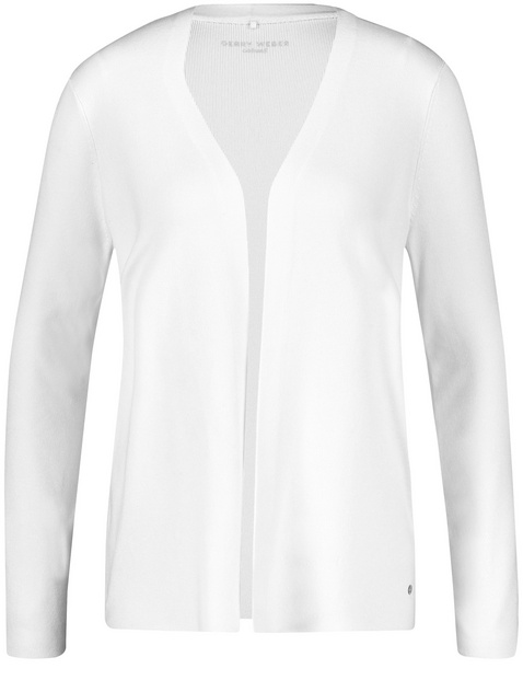 Open-fronted cardigan in White | GERRY WEBER