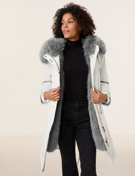 Faux fur lined anorak best sale