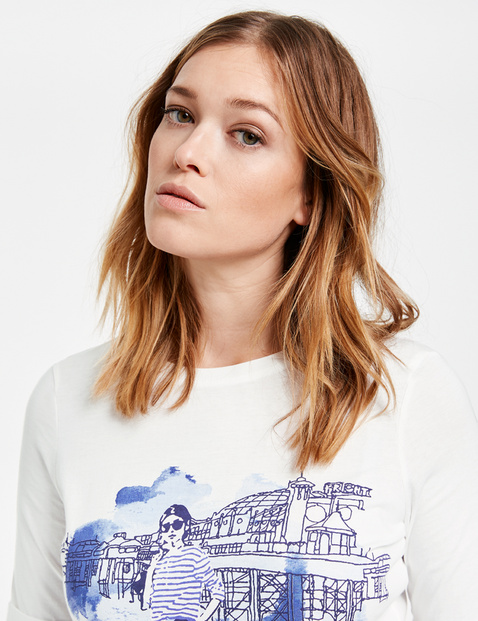 Organic cotton top with a picture print