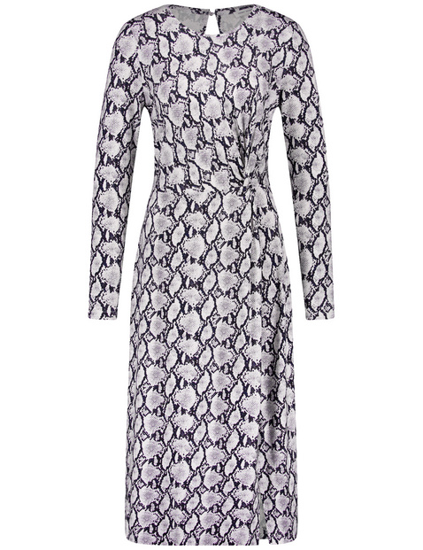 Midi dress with a knotted detail