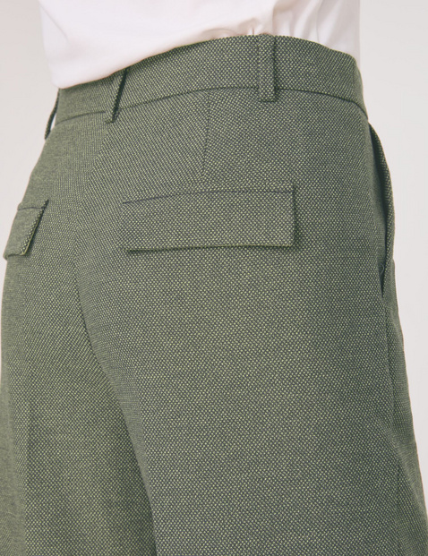 Wijde broek van tweed