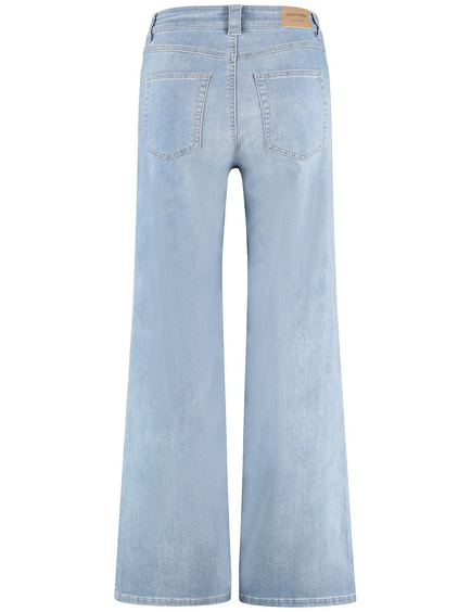 5-pocket-jeans met wijde pijpen