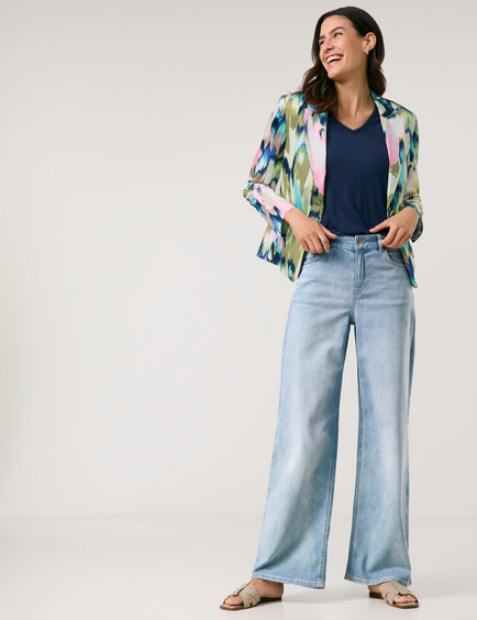 5-pocket-jeans met wijde pijpen