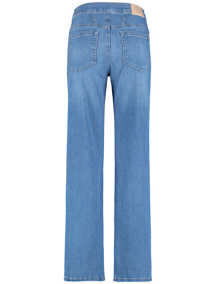 5-pocket-jeans MIR꞉JA WIDE LEG met kettingdetail