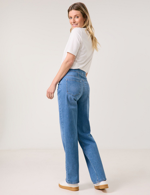 5-pocket-jeans MIR꞉JA WIDE LEG met kettingdetail