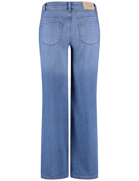 Five-pocket jeans with rhinestones, MIR꞉JA WIDE LEG