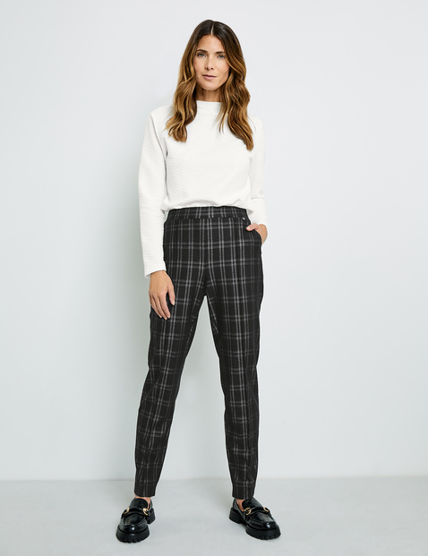 Plaid trousers store new look